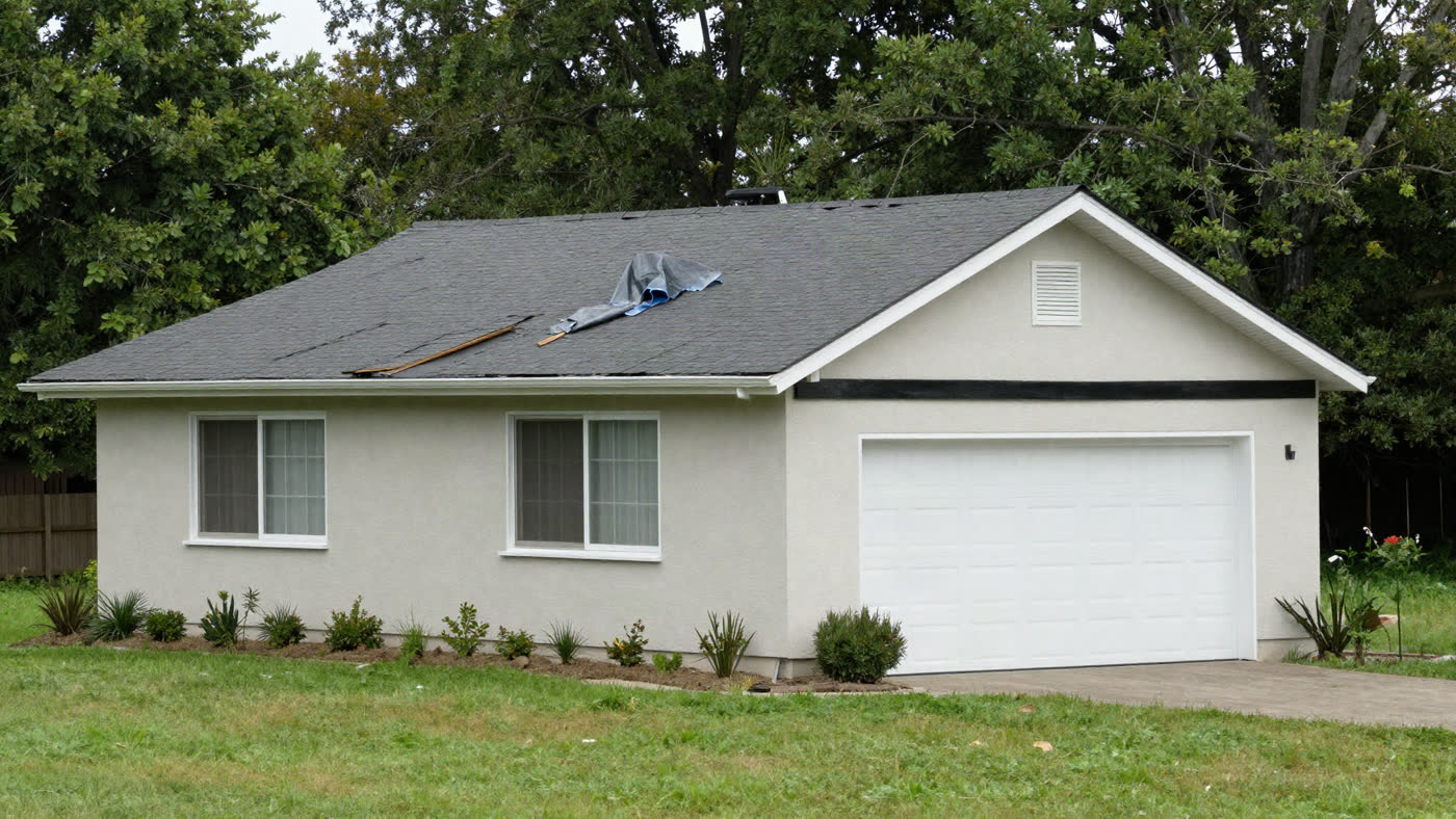 Bright, well-maintained single-family home with a manicured lawn under a clear blue sky, the kind of property an investor targets after repairs are complete