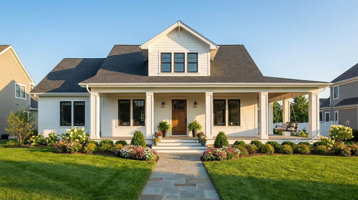 Attractive renovated suburban home with fresh landscaping and bright natural light representing a finished value-add property being refinanced at its after-repair value in 2026