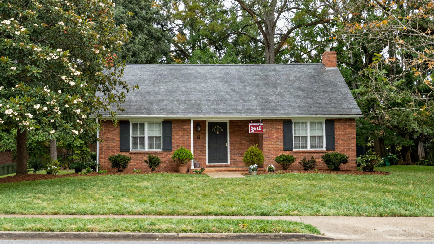 Renovated single-family home in Greenville, South Carolina, the kind of finished off-market investment property an investor buys, rehabs, and holds or resells