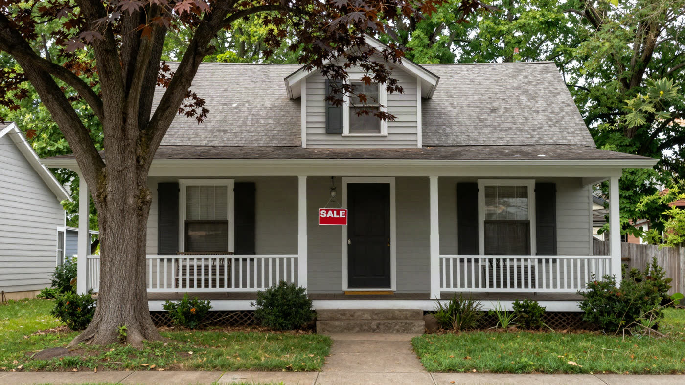 Renovated single-family home in Nashville, Tennessee, the kind of finished off-market investment property an investor buys, rehabs, and holds or resells