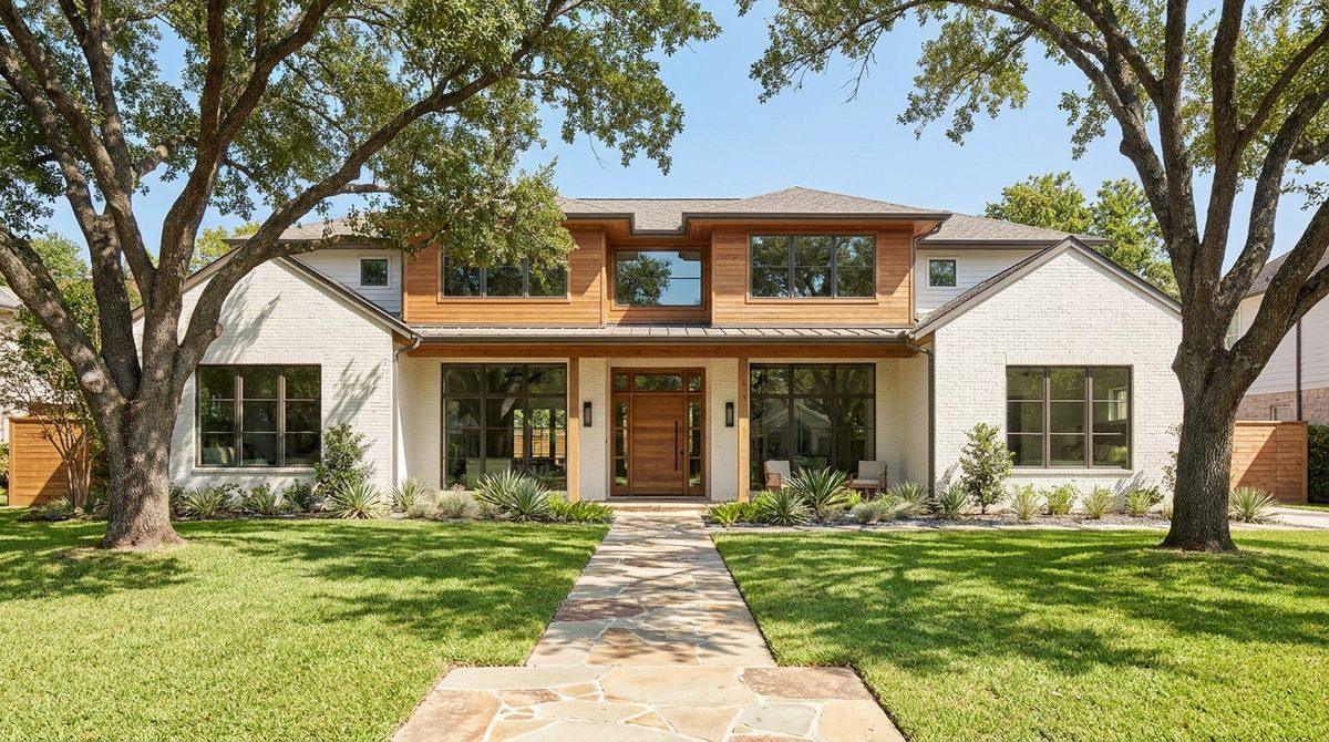 Renovated Houston Heights bungalow at golden hour, typical 2026 cash-buyer target inventory in Harris County