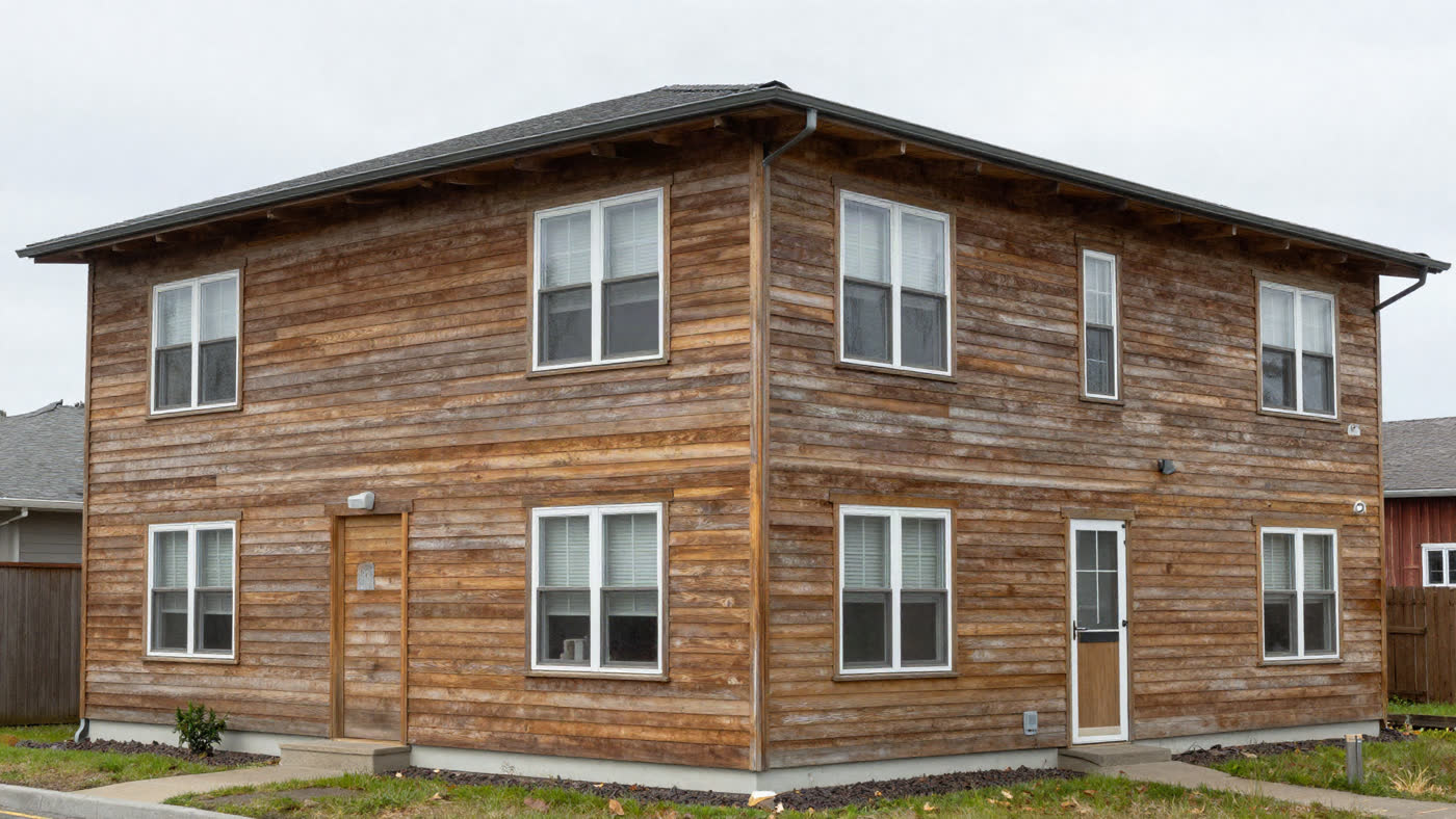 Bright, well-maintained Pacific Northwest single-family rental home with a green lawn and clean curb appeal, the kind of property an Oregon investor underwrites under SB 608 rent caps