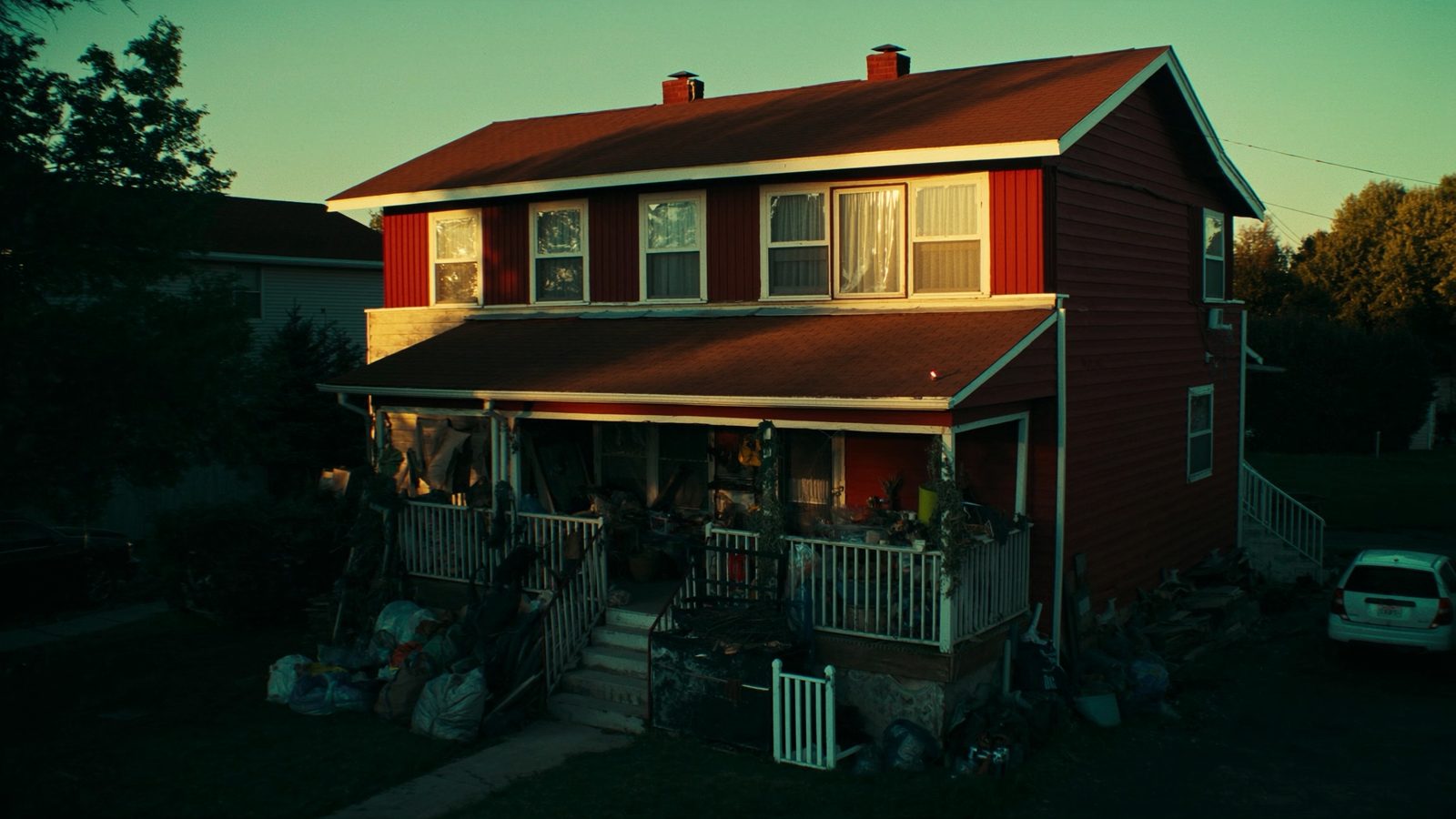 Ohio hoarder house exterior in Cuyahoga County being prepared for an as-is cash sale in 2026