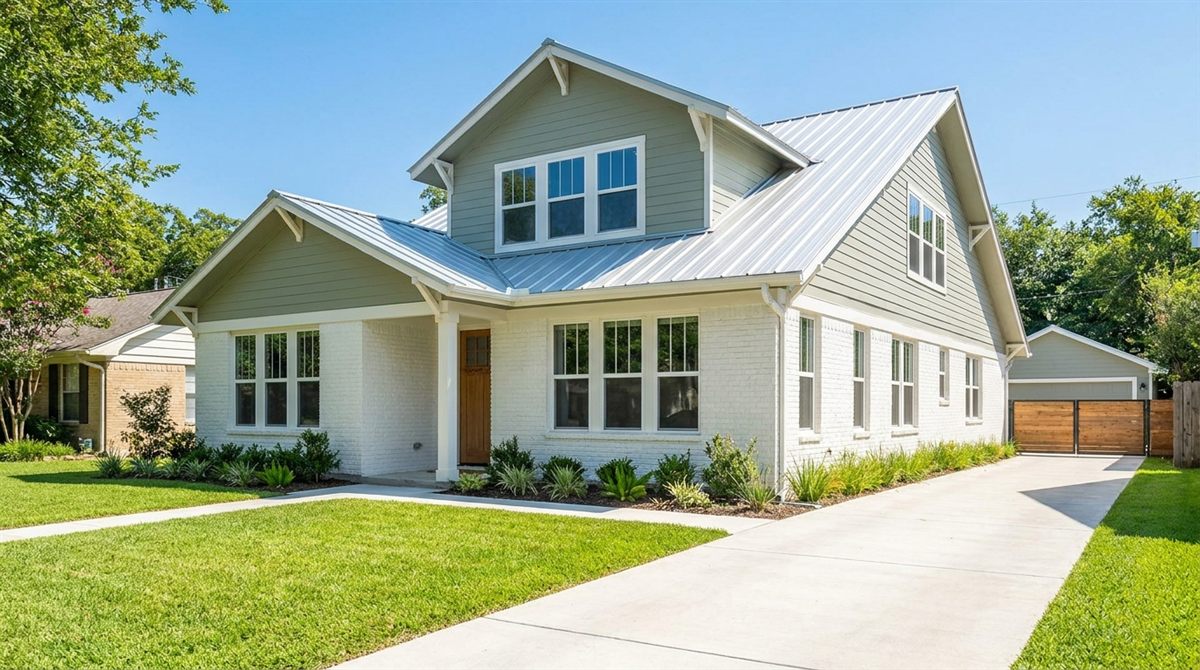 Renovated, rent-ready Texas home with fresh landscaping and bright curb appeal, representing the after-repair value that cash-buyer offers are calculated against