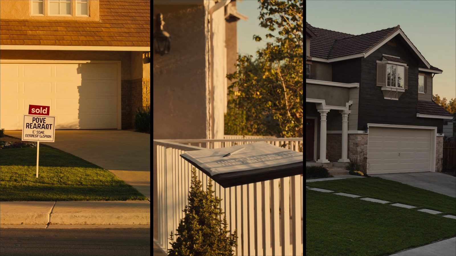 Real estate professional evaluating property documents with homeowner - cash home buyer evaluation process